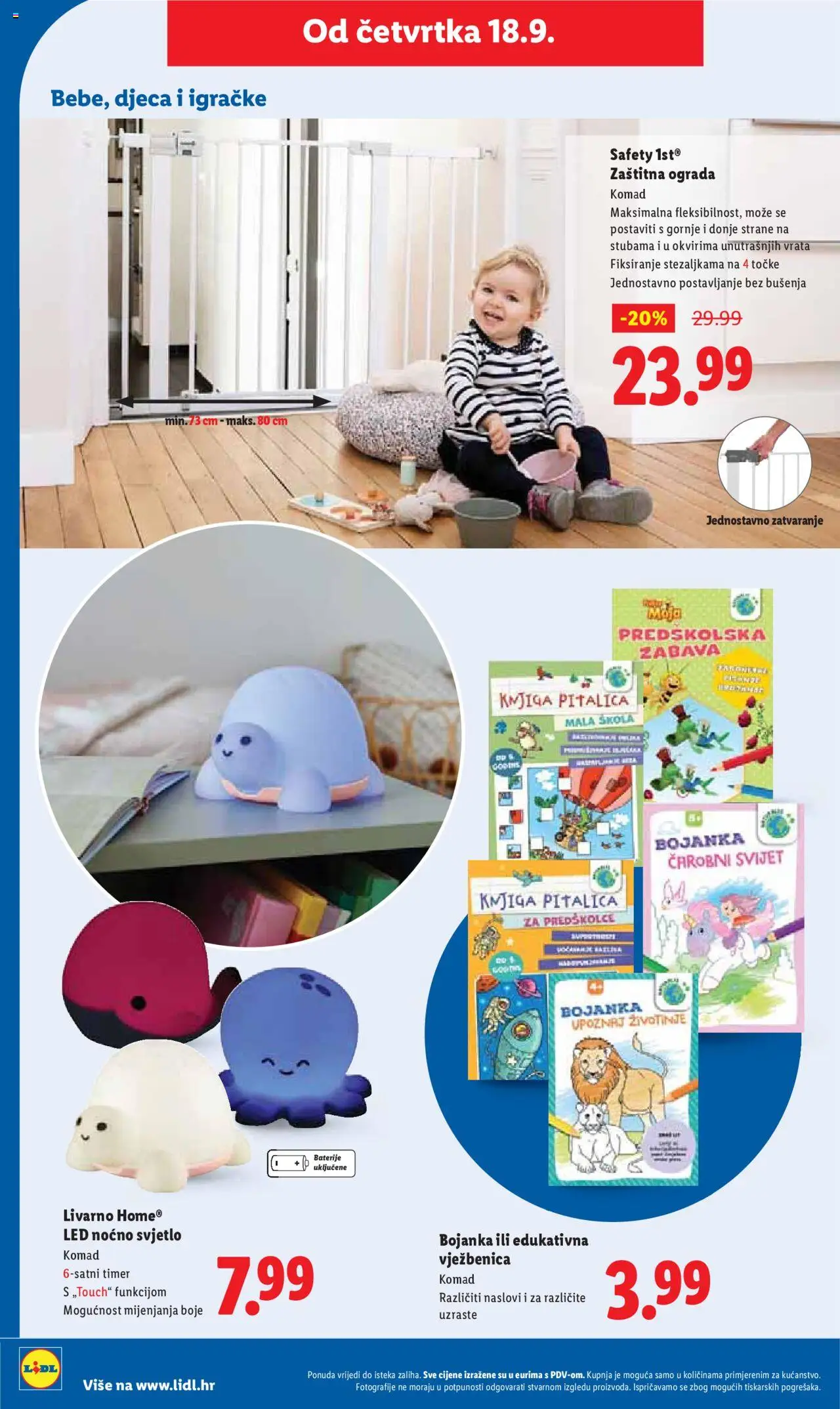 Lidl katalog | vrijedi od 15.09.2025 | Stranica: 44 | Proizvodi: Vrata, Baterije