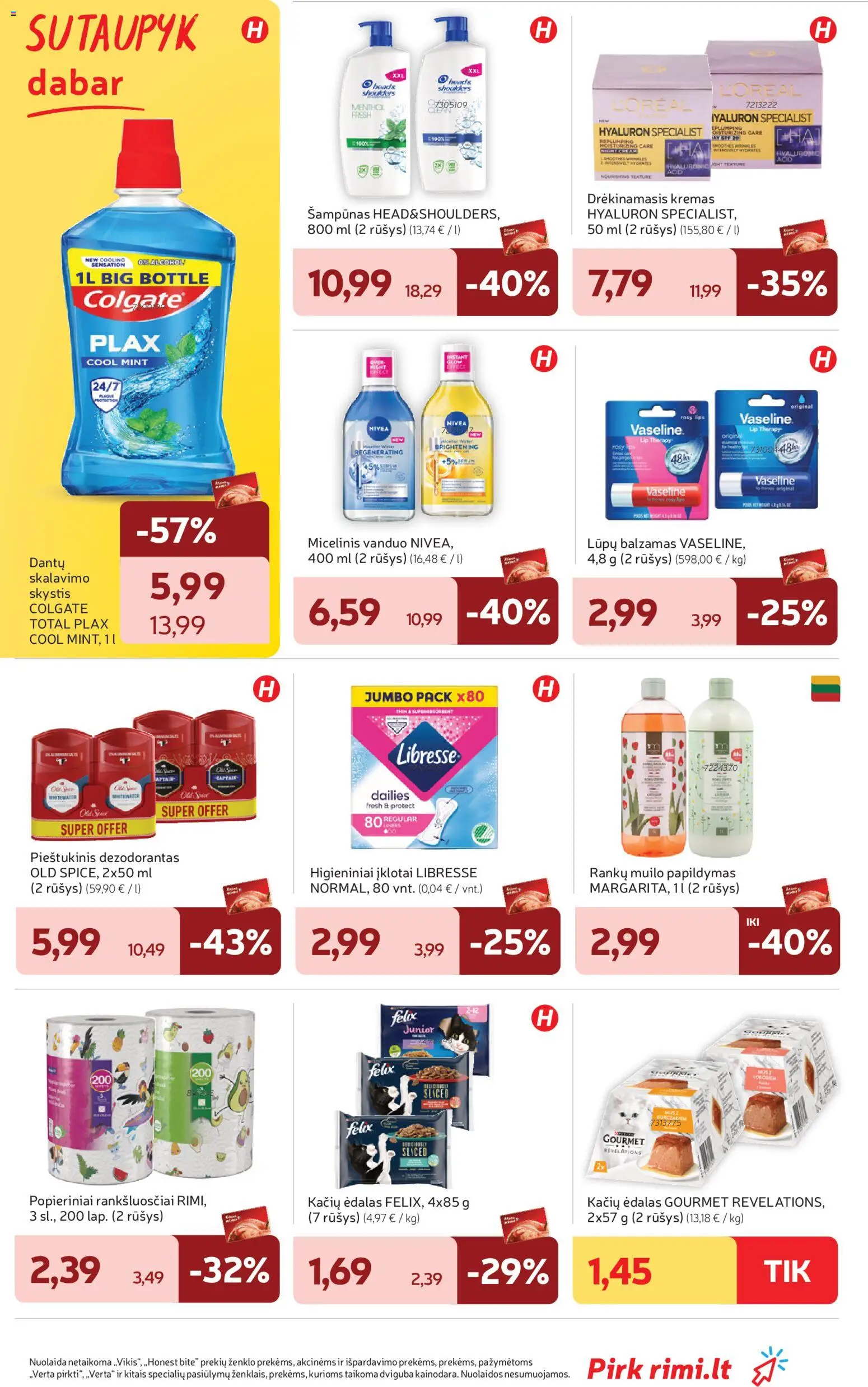 Rimi akcijos nuo 18.11.2025 | Puslapis: 31 | Prekių: Balzamas, Šampūnas, Kremas, Dezodorantas