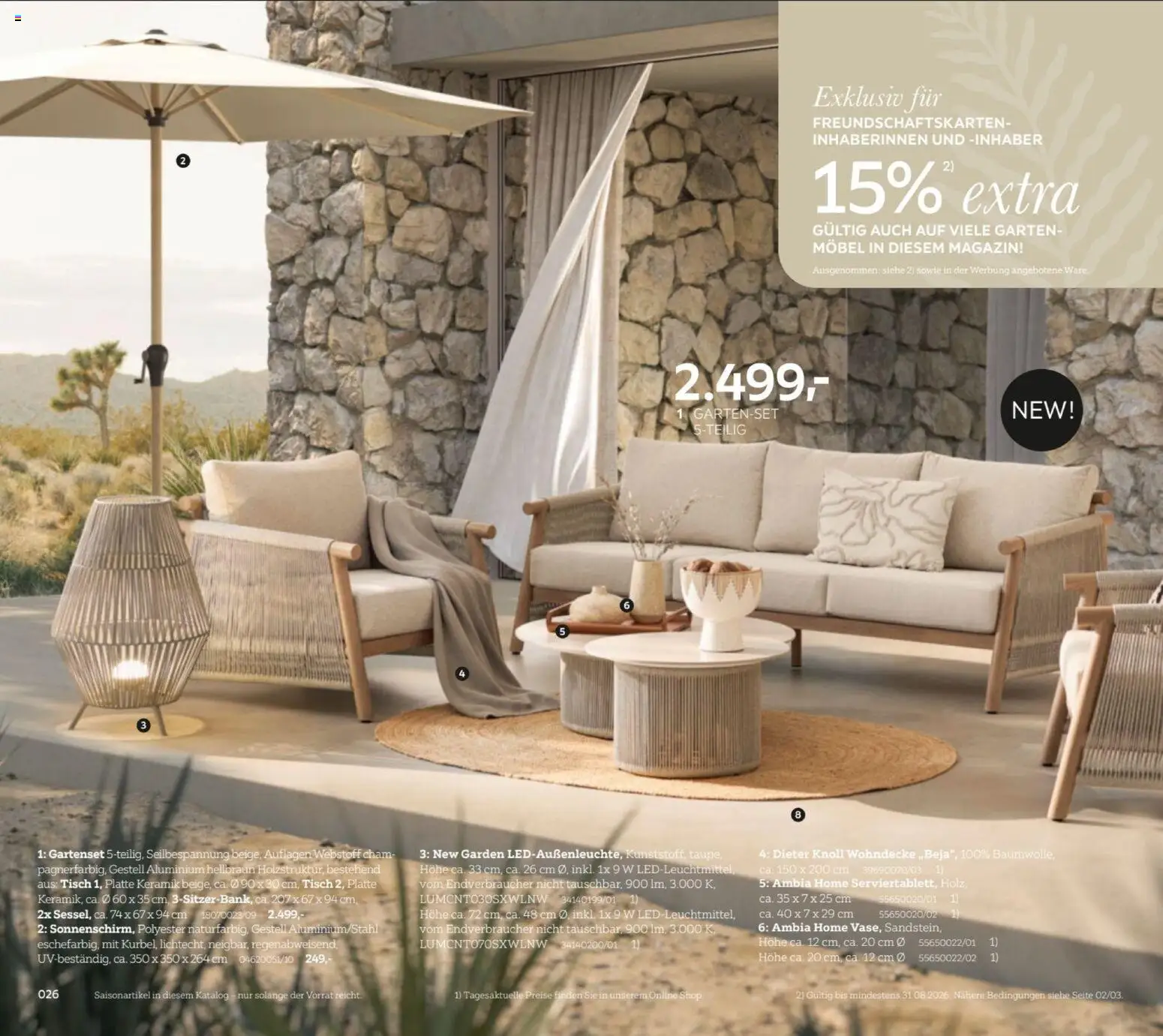 XXXL Lutz My Home Garten – gültig ab 23.02.2026 | Seite: 26 | Produkte: Tisch