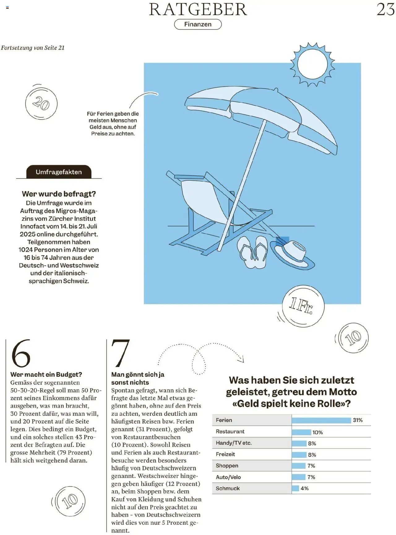 Migros - Magazin ab 25.08.2025 | Seite: 23