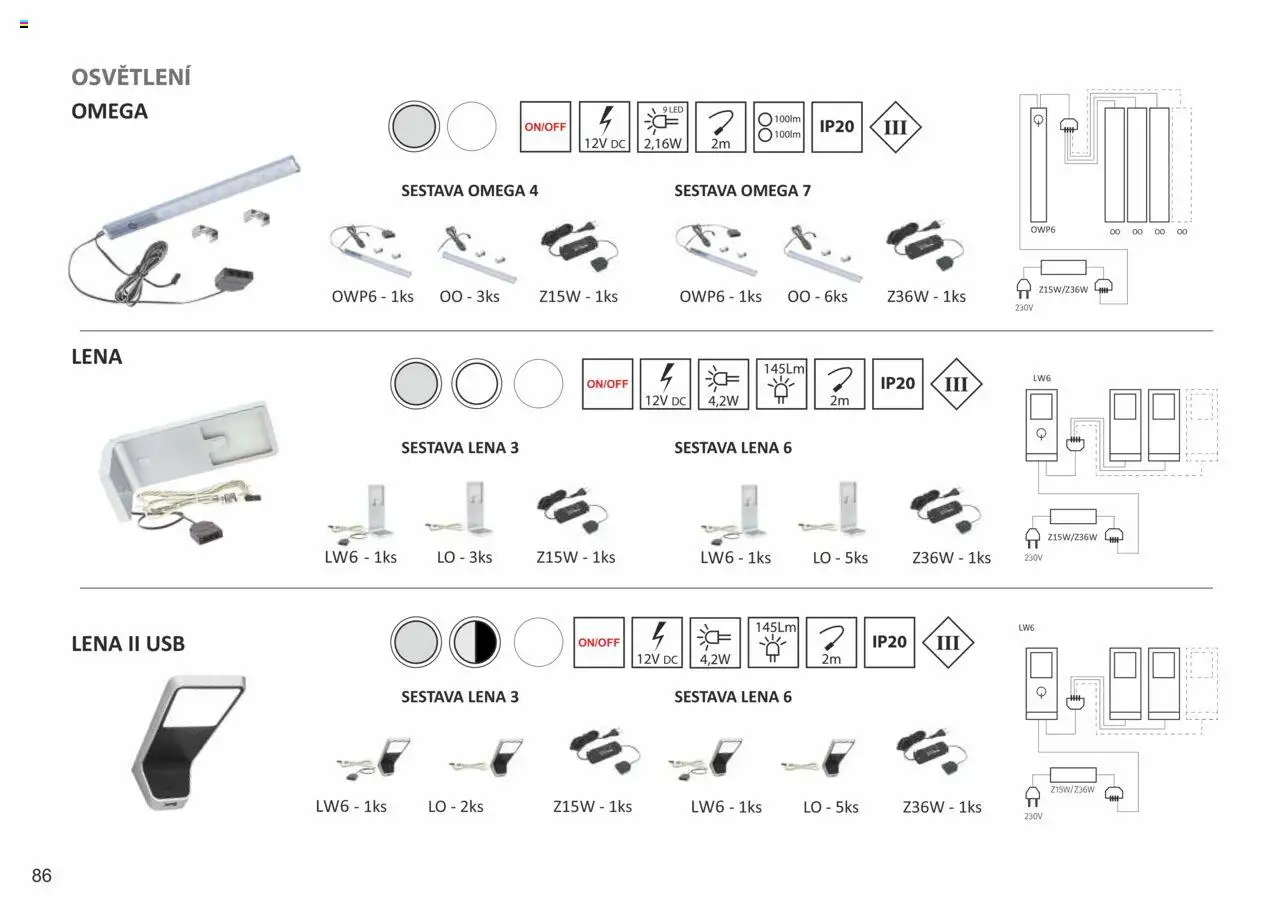 Jamall nábytek katalog - Kuchyně od 17.04.2025 | Strana: 86 | Produkty: Omega, USB