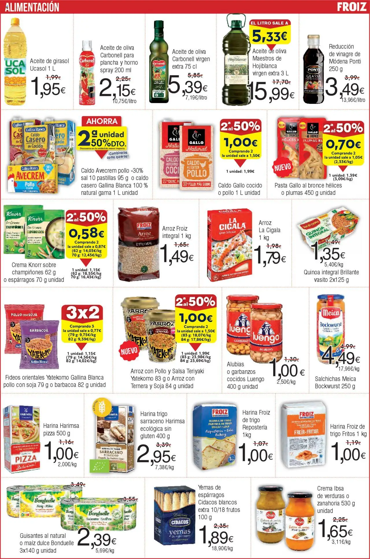Froiz folleto │ válido desde el 02.10.2025 | Página: 10 | Productos: Pizza, Té, Barbacoa, Plancha