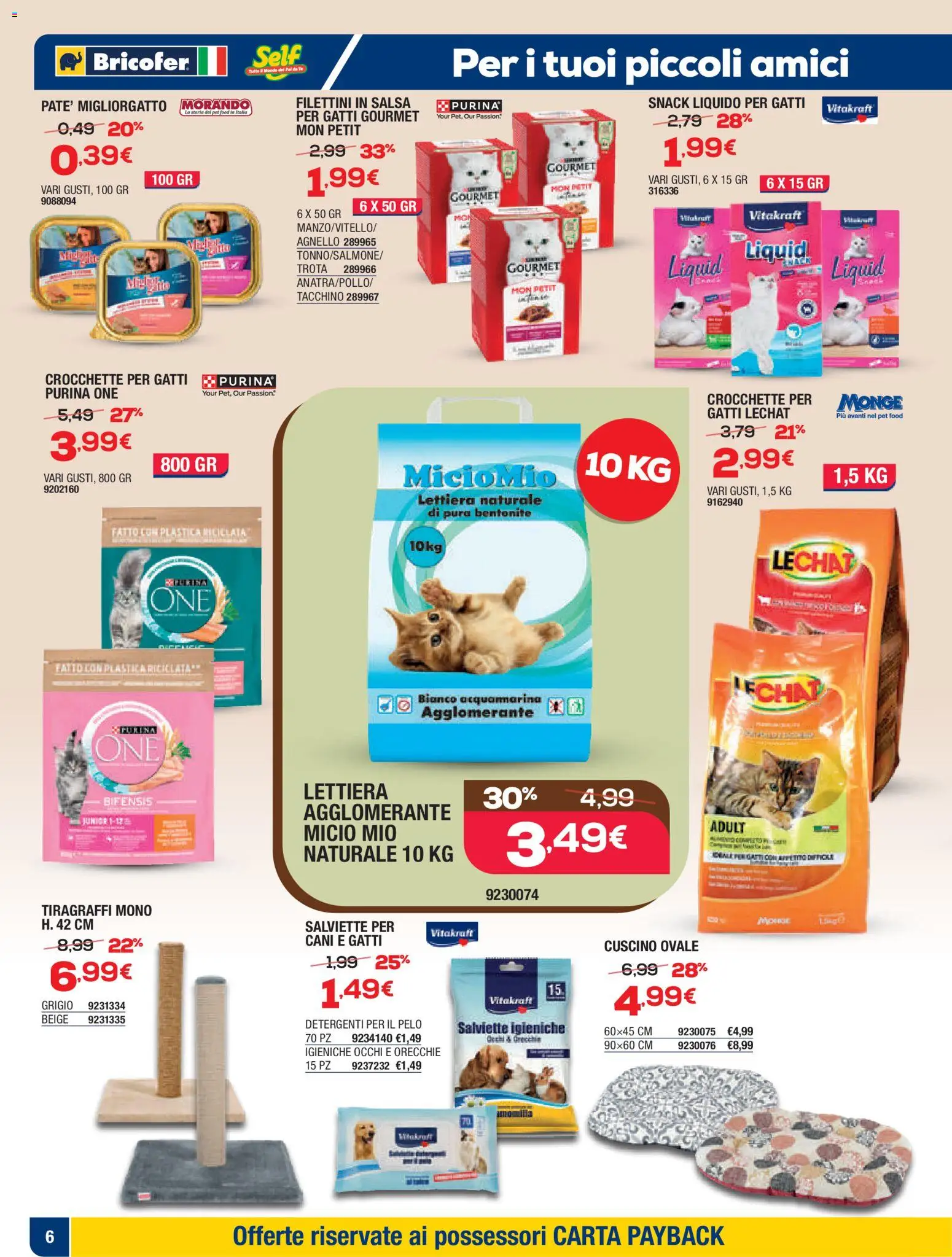 Volantino Bricofer del 15.01.2026 | Pagina: 14 | Prodotti: Trota, Salsa, Crocchette, Cuscino