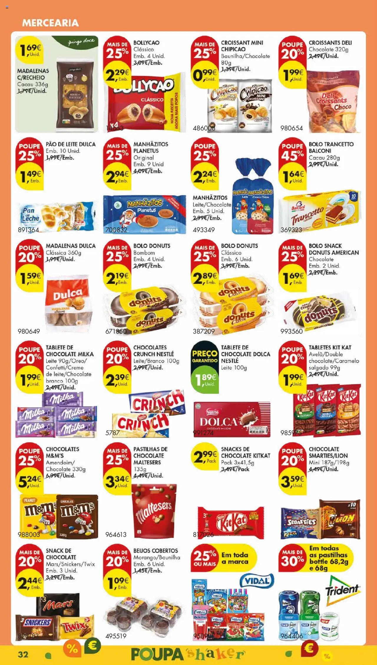 Pingo Doce folheto │ válido de 19.08.2025 | Página: 36 | Produtos: Bolo, Chocolates, Manhãzitos, Pão