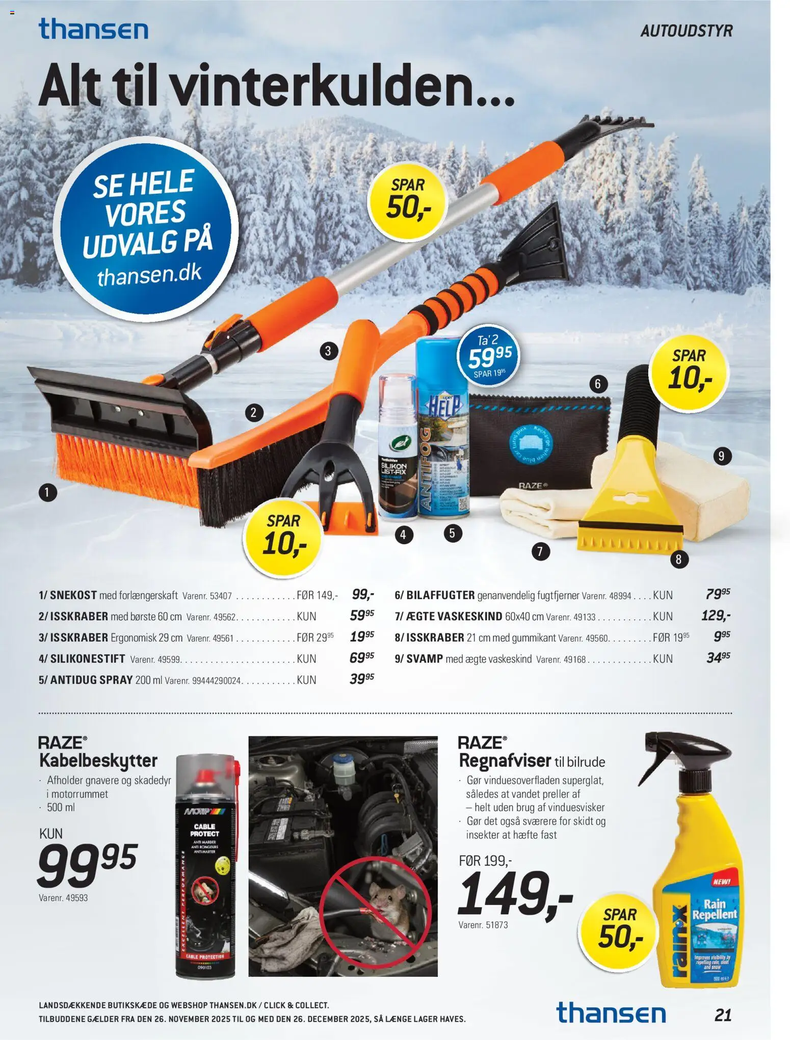 Thansen tilbudsavis – gyldig fra 26.11.2025 | Side: 21 | Produkter: Børste, Svamp