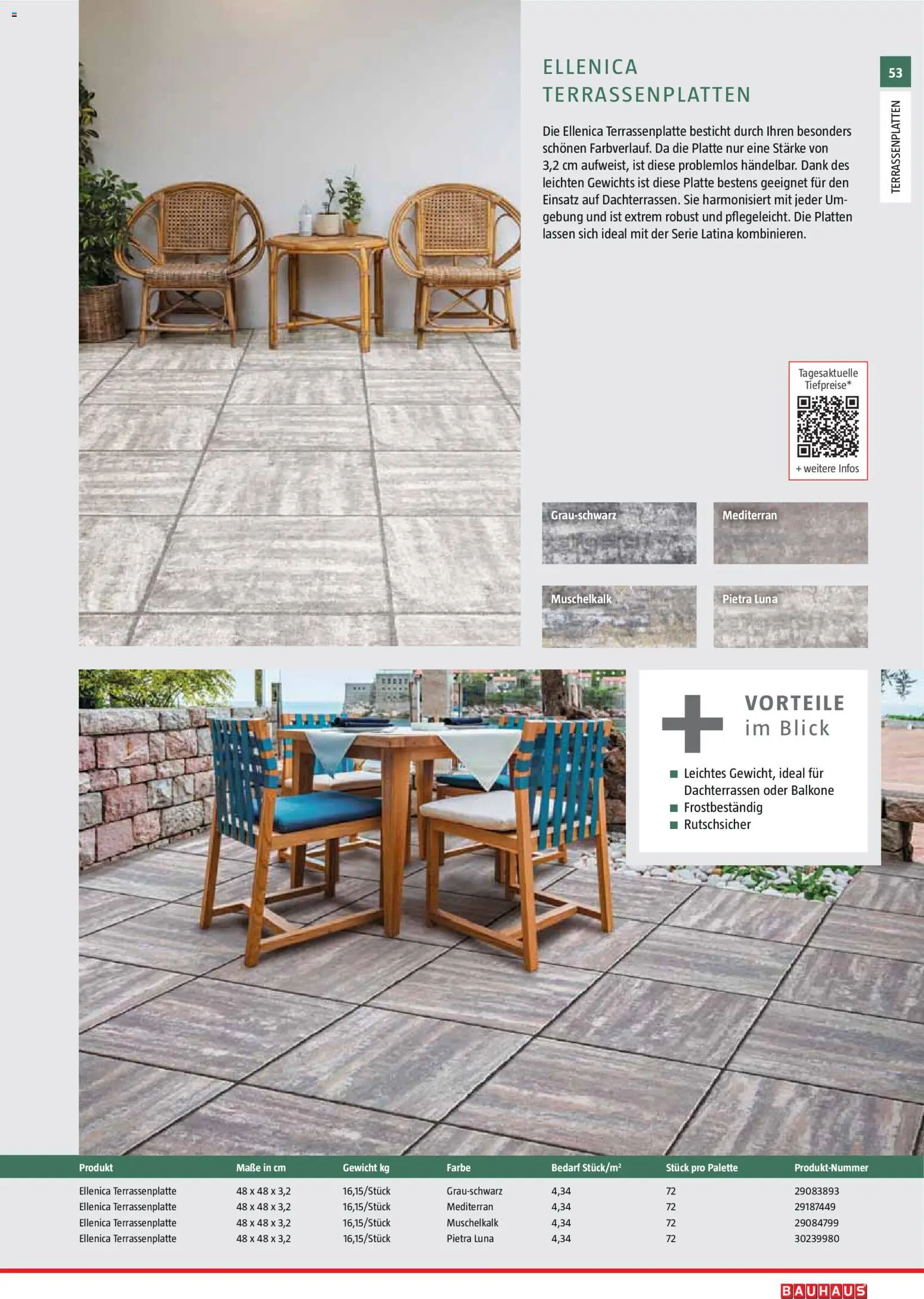 Bauhaus Gartenbaumaterialien gültig ab 01.04.2026 | Seite: 53 | Produkte: Gewicht