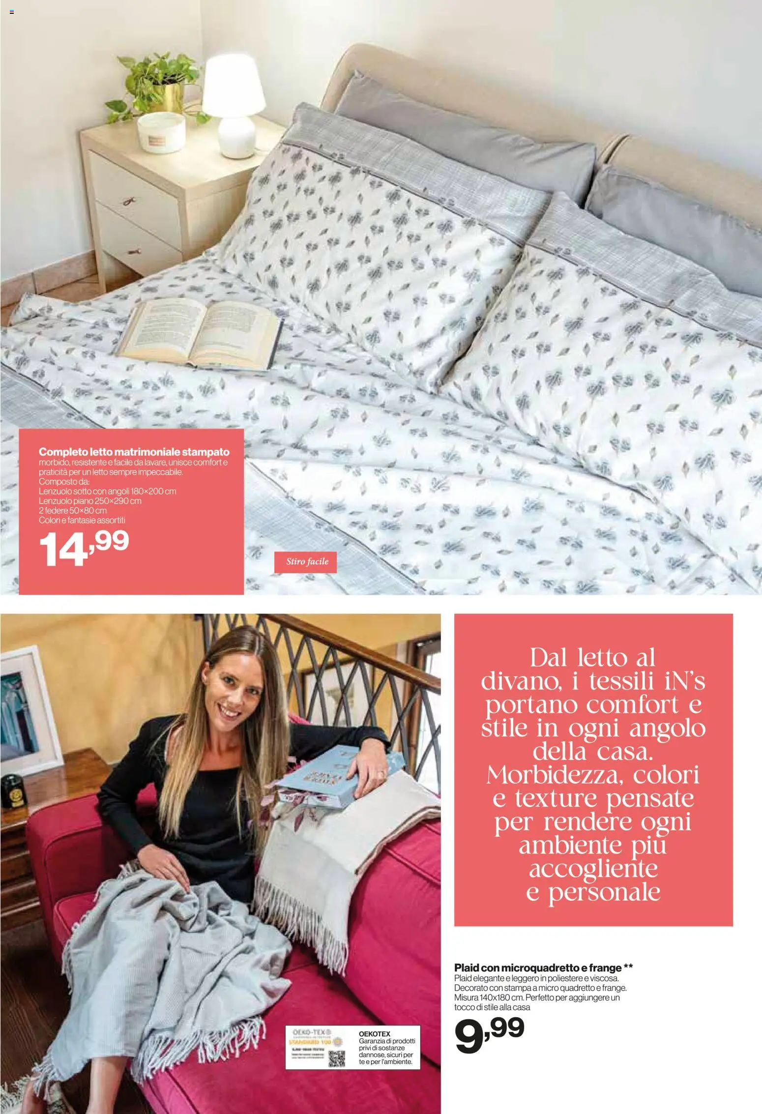 Volantino IN's del 31.12.2025 | Pagina: 19 | Prodotti: Plaid, Tè, Letto matrimoniale, Letto