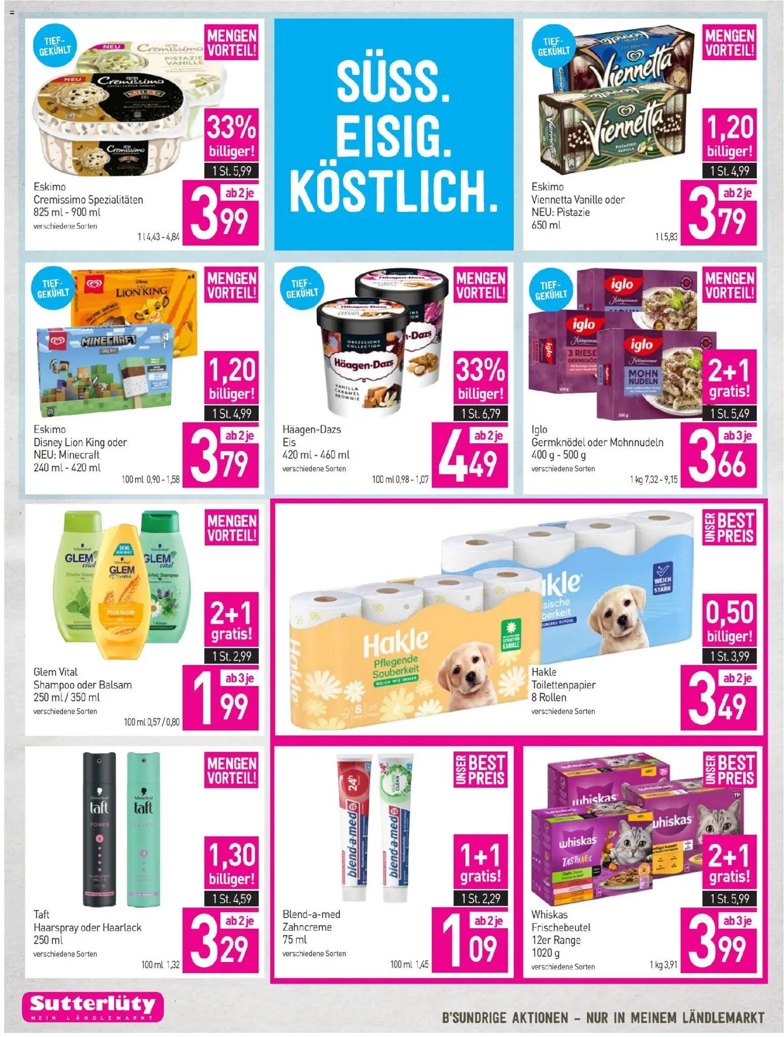 Sutterlüty Flugblatt gültig ab 20.11.2025 | Seite: 22 | Produkte: Rizsliszt, Shampoo, Haarspray, Nudeln