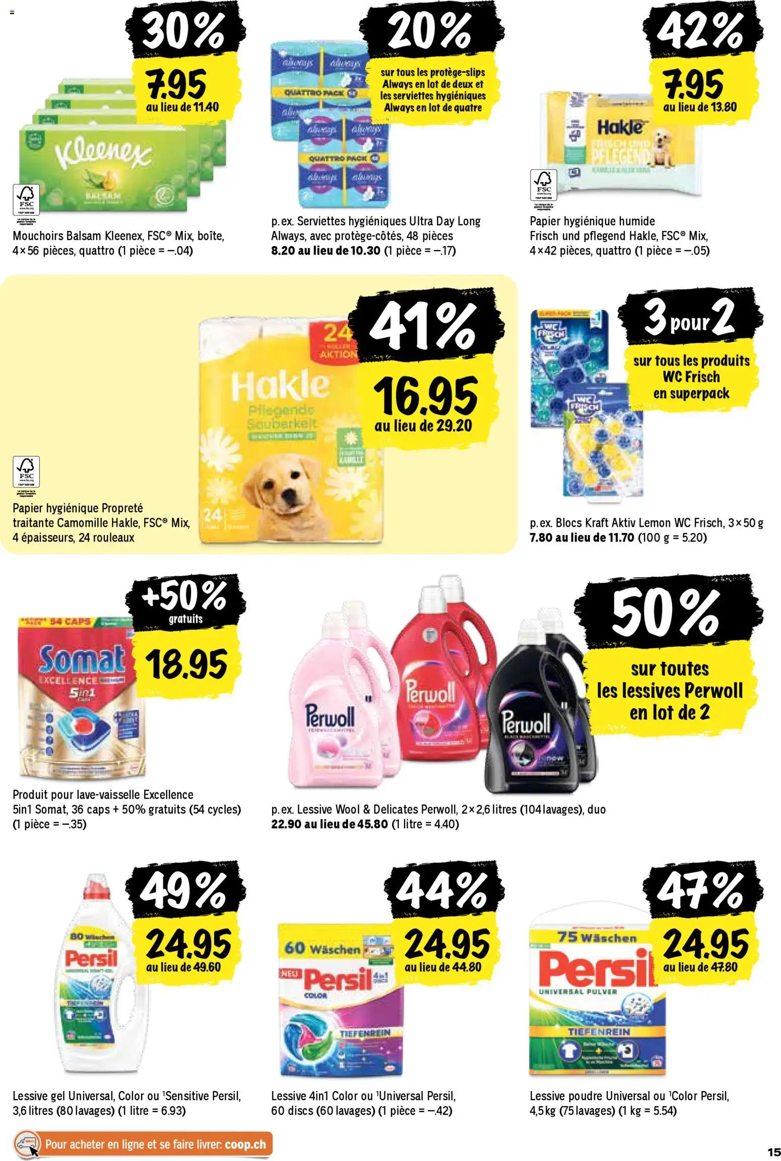 Coop - Les actions de la semaine – gültig ab 15.01.2026 | Seite: 15 | Produkte: Pulver