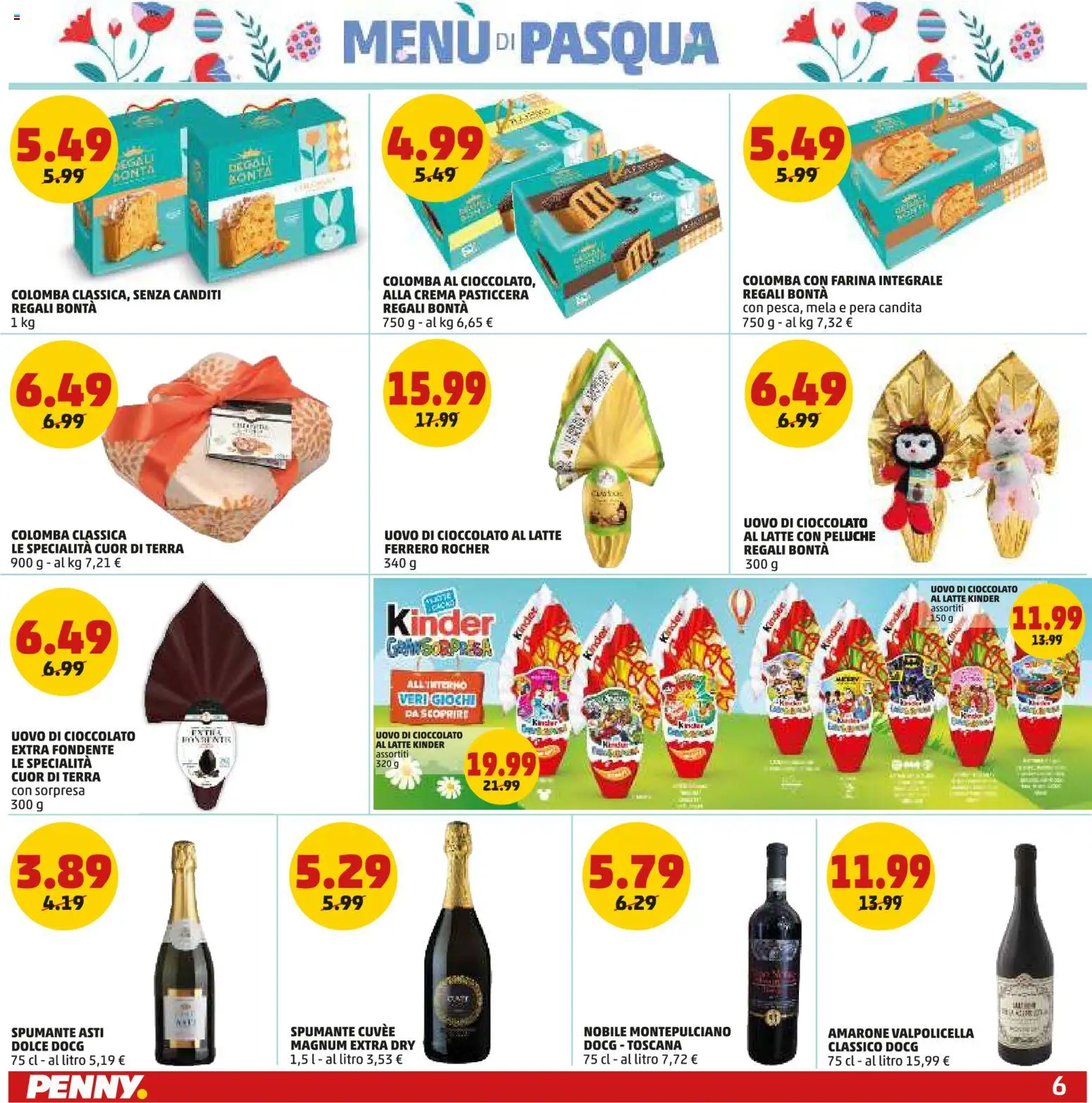 Volantino PENNY del 26.03.2026 | Pagina: 6 | Prodotti: Crema, Cioccolato, Pera, Spumante
