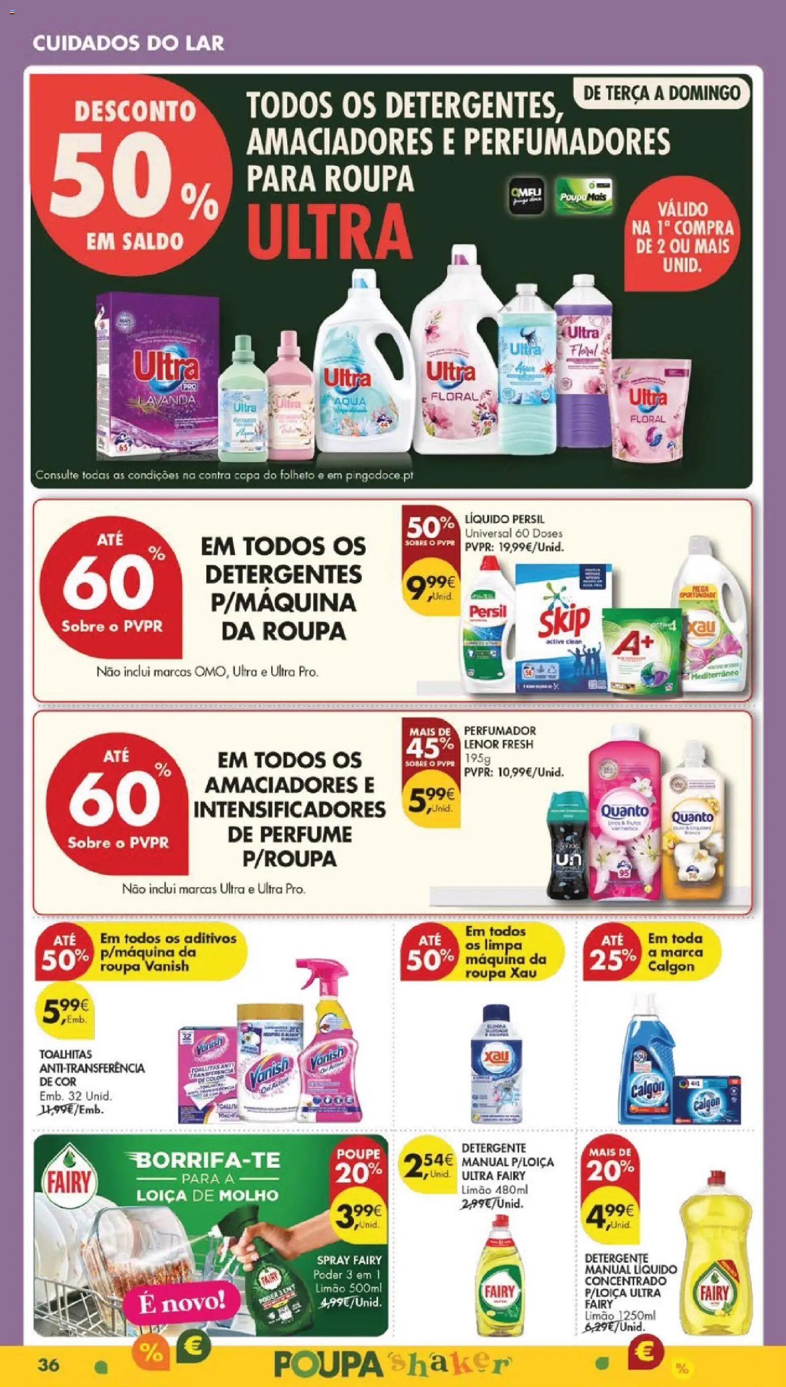 Pingo Doce folheto │ válido de 20.01.2026 | Página: 40 | Produtos: Agua, Perfume, Detergente, Persil