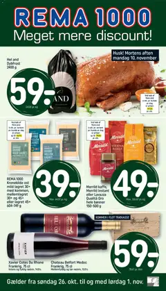 Rema 1000 - Tilbudsavis gyldig fra 26.10.2025