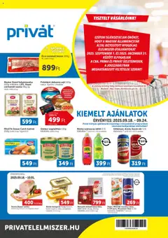 PRIVÁT Akciós újság - amely érvényes a következő dátumtól: 18.09.2025