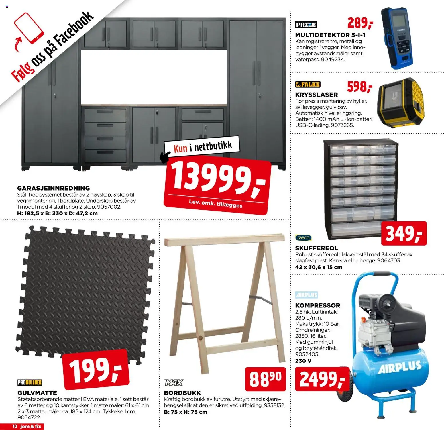 {H1} | Side: 10 | Produkter: Kompressor, Суміш дитяча, Batteri