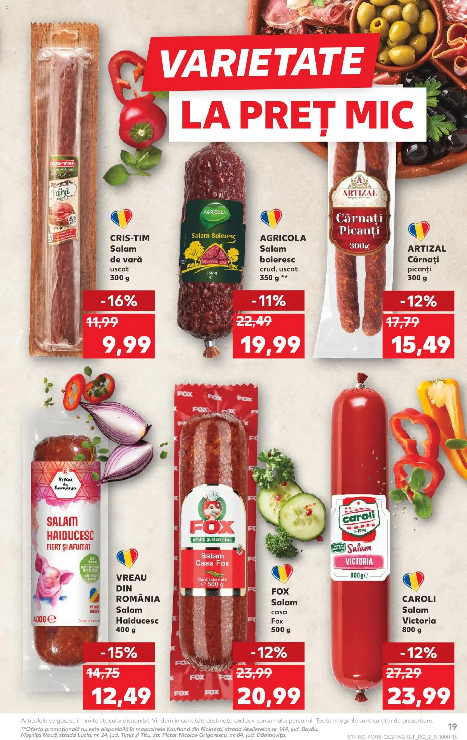 Kaufland RO akciós ujság - amely érvényes a következő dátumtól: 29.04.2026 | Oldal: 19