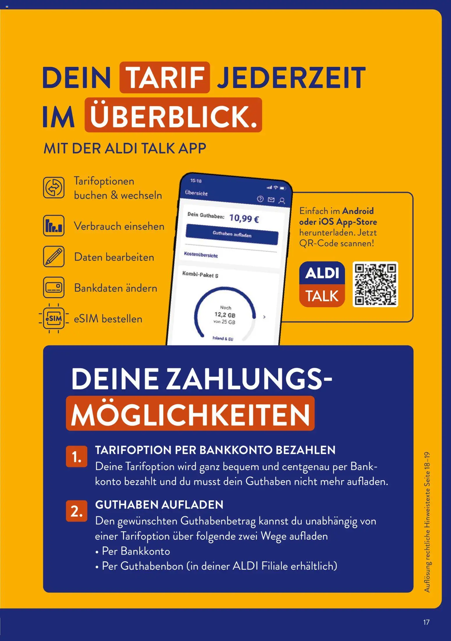 Aldi Talk – gültig ab 12.11.2025 | Seite: 17