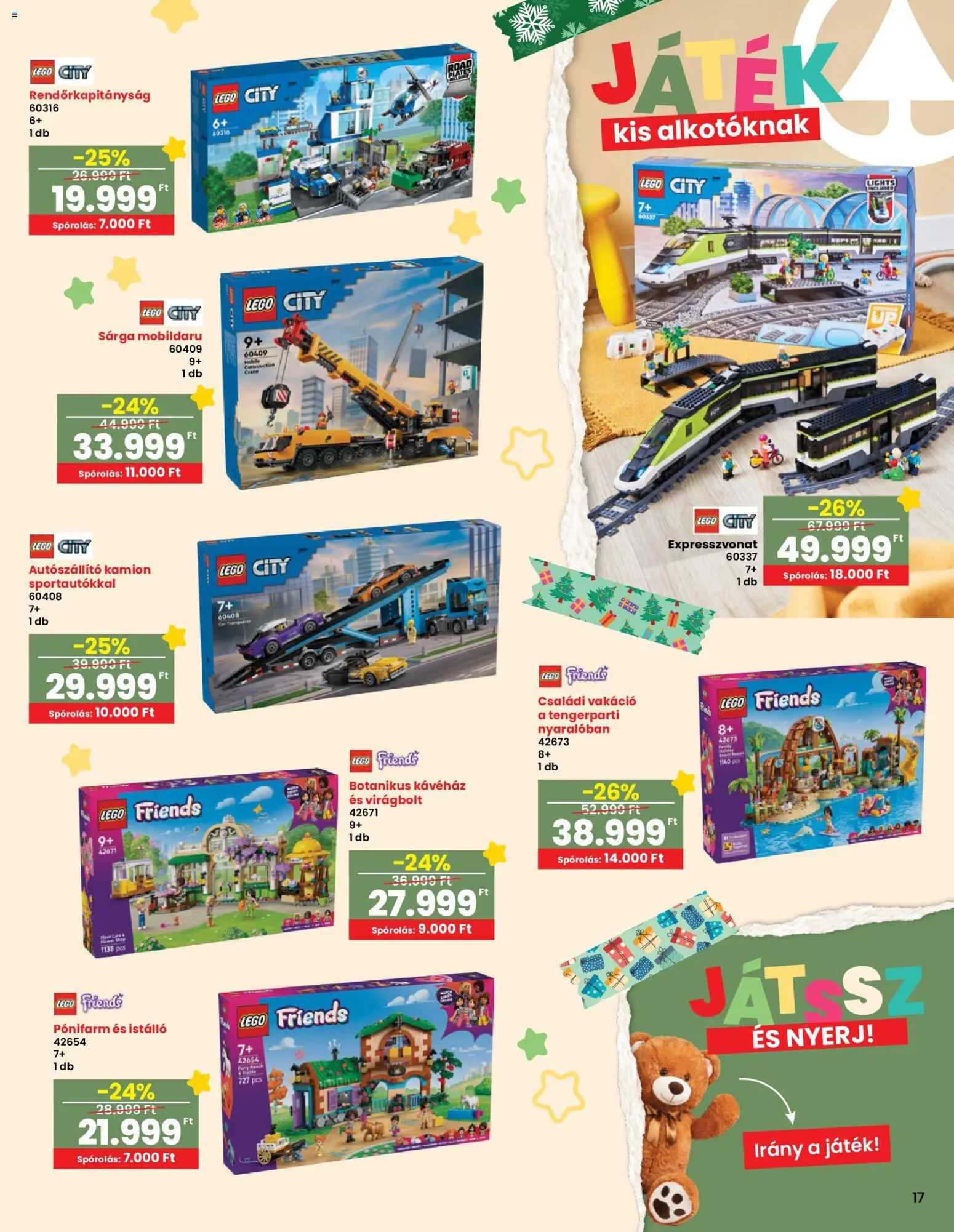 Interspar akciós ujság - amely érvényes a következő dátumtól: 13.11.2025 | Oldal: 18 | Termékek: Játék