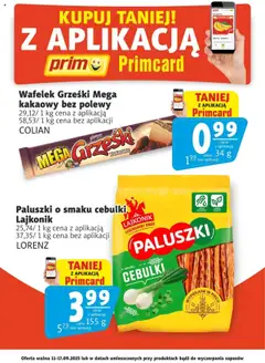 Pogląd oferty "Prim Market Promocje - Primcard" - ważna od 11.09.2025