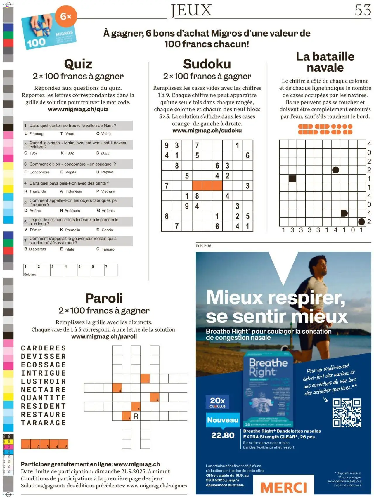 Migros Magazin FR – gültig ab 16.09.2025 | Seite: 53