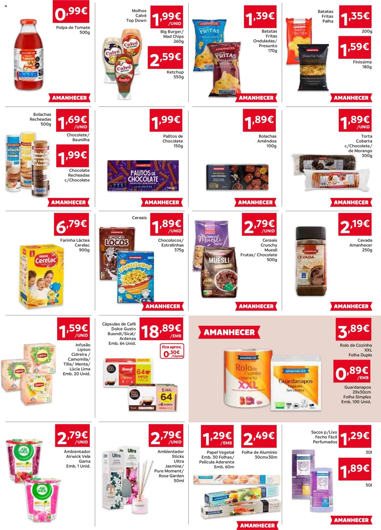 Amanhecer Folheto Madeira │ válido de 11.12.2025 | Página: 3 | Produtos: Top, Guardanapos, Café, Presunto