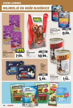 Plodine - Katalog - Pregled kataloga iz trgovine Plodine, vrijedi od 04.03.2026 | Stranica: 38 | Proizvodi: Whiskas, Meso, Hrana za pse, Hrana za mačke