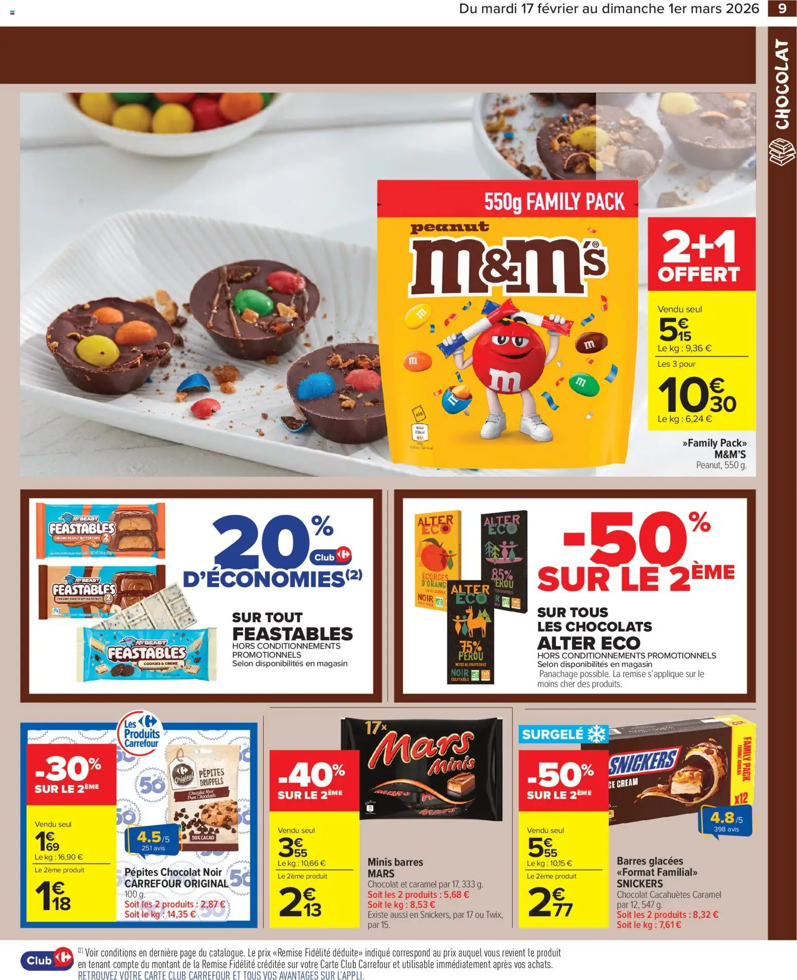 {H1} | Page: 11 | Produits: Cookies, Chocolat, Crème, Fruits secs