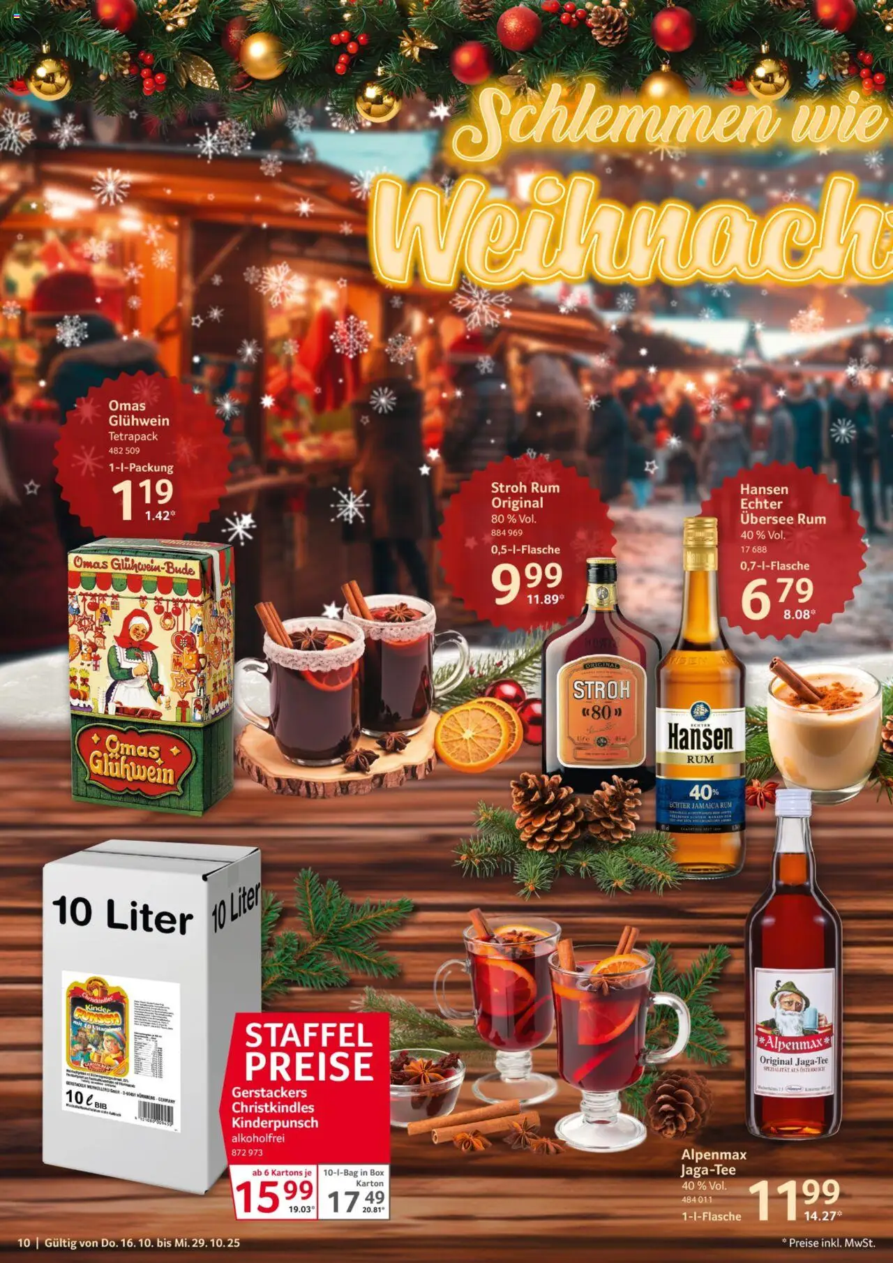 Selgros Gastronomie – gültig ab 16.10.2025 | Seite: 10 | Produkte: Rum, Box