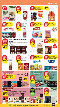 CÁPSULAS DOLCE GUSTO, Todas as variedades Emb. 16 Unid. │ válido de 19.08.2025 | Página: 19 | Produtos: Chás, Chá, Dolce gusto, Creme