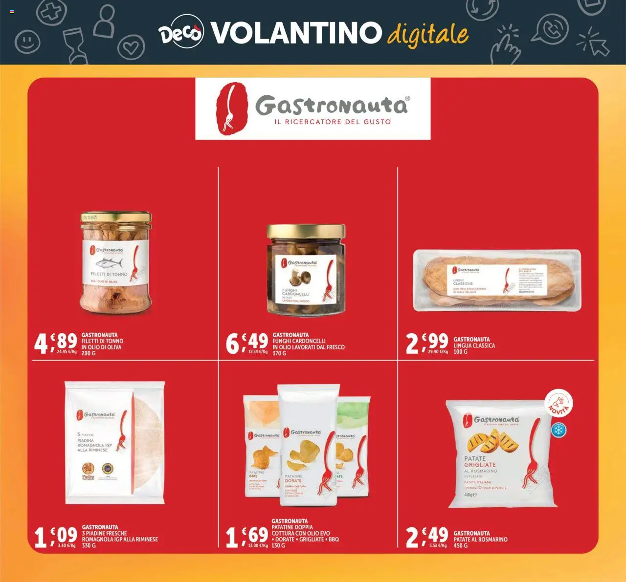 Volantino Decò del 23.09.2025 | Pagina: 34 | Prodotti: Rosmarino, Patate, Olio, Tonno
