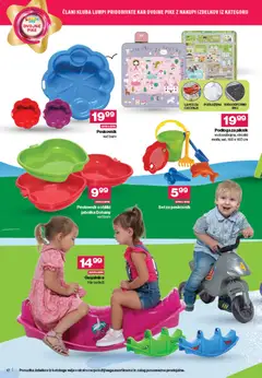 Mercator katalog akcije – veljaven od 15.04.2026 | Stran: 12 | Izdelki: Gugalnica, Peskovnik, Podloga, Jabolka