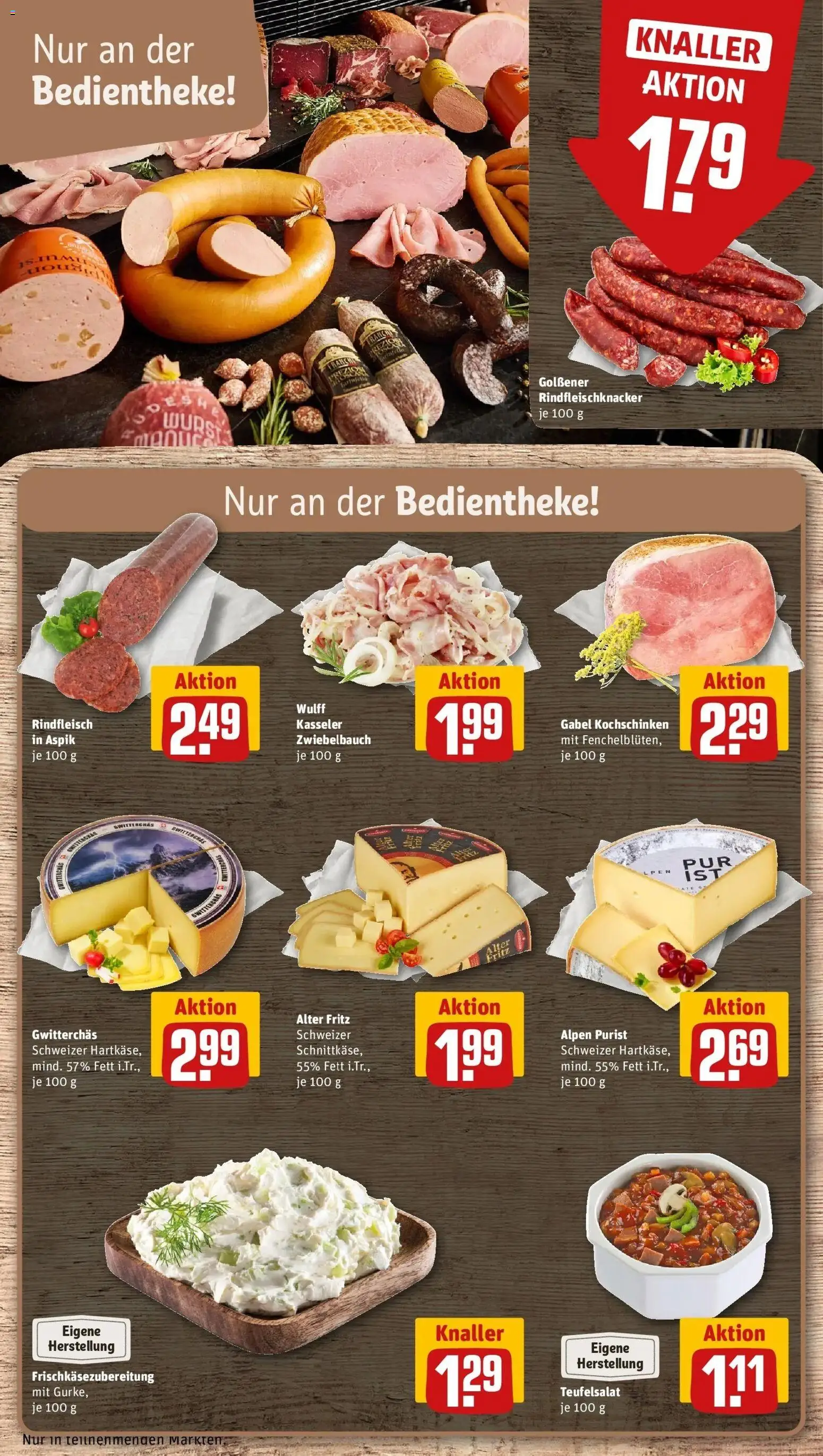Rewe Prospekt Waren	 – gültig ab 12.04.2026 | Seite: 9 | Produkte: Wurst, Rindfleisch