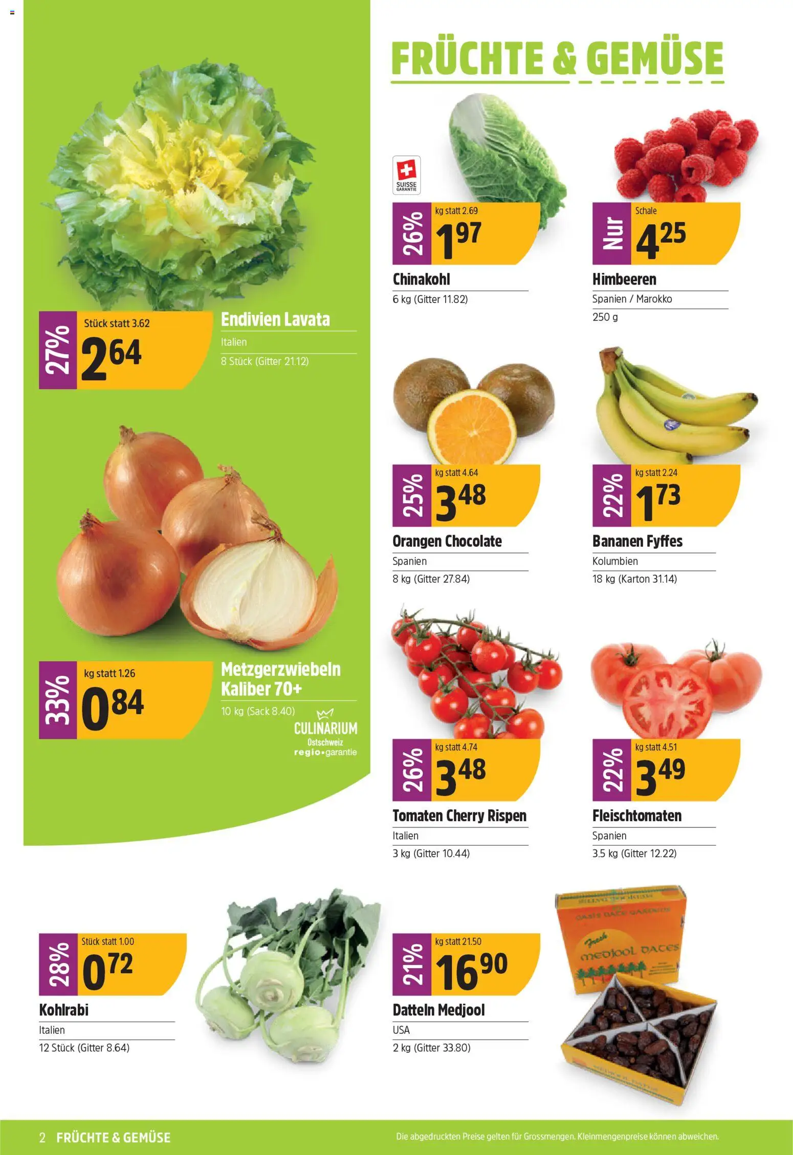 TopCC Aktionen – gültig ab 12.01.2026 | Seite: 2 | Produkte: Gitter, Tomaten, Gemüse, Früchte