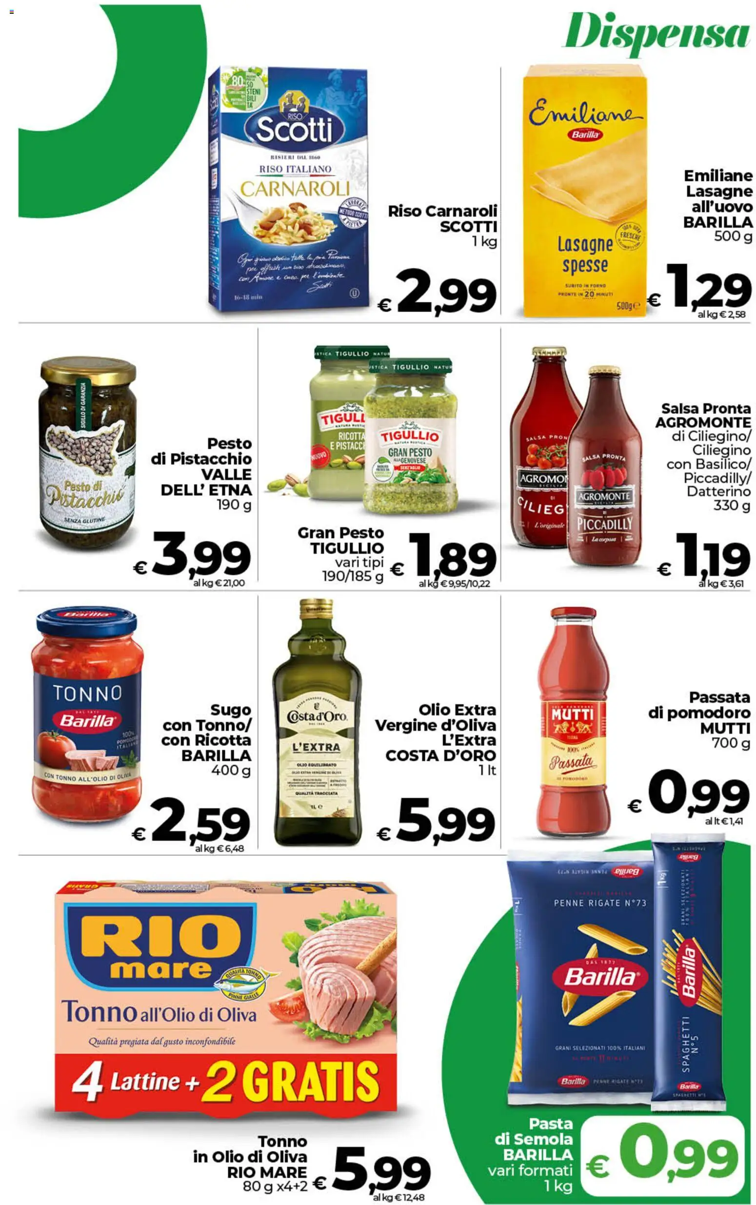 Volantino COOP del 26.03.2026 | Pagina: 19 | Prodotti: Salsa, Pesto, Ricotta, Forno