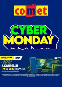 Anteprima del volantino Comet Cyber Monday catalogo valido a partire dal 01.12.2025