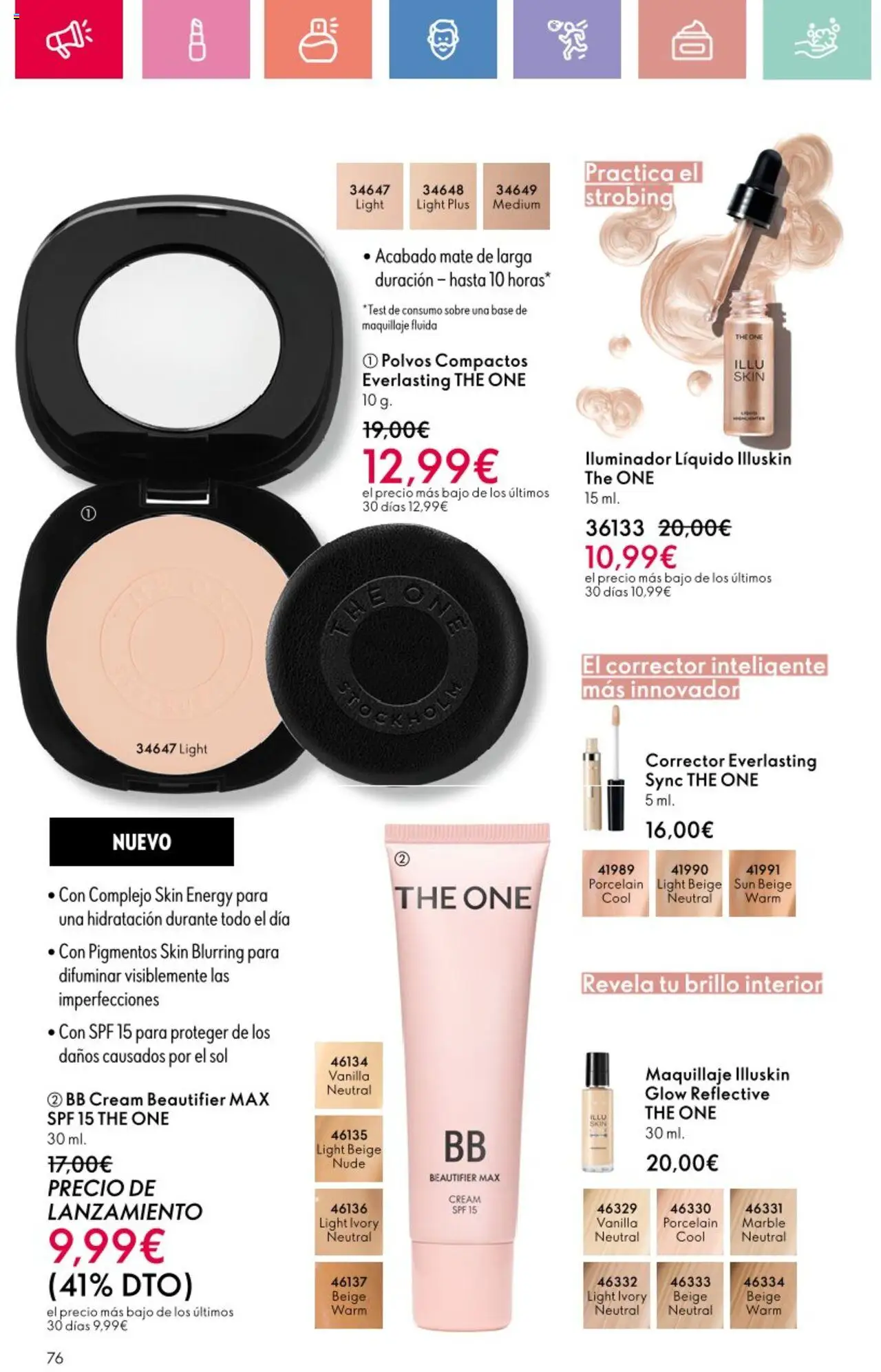 Oriflame - Catálogo Campaña 11 │ válido desde el 03.08.2025 | Página: 76 | Productos: Maquillaje, Corrector, BB cream, Base de maquillaje