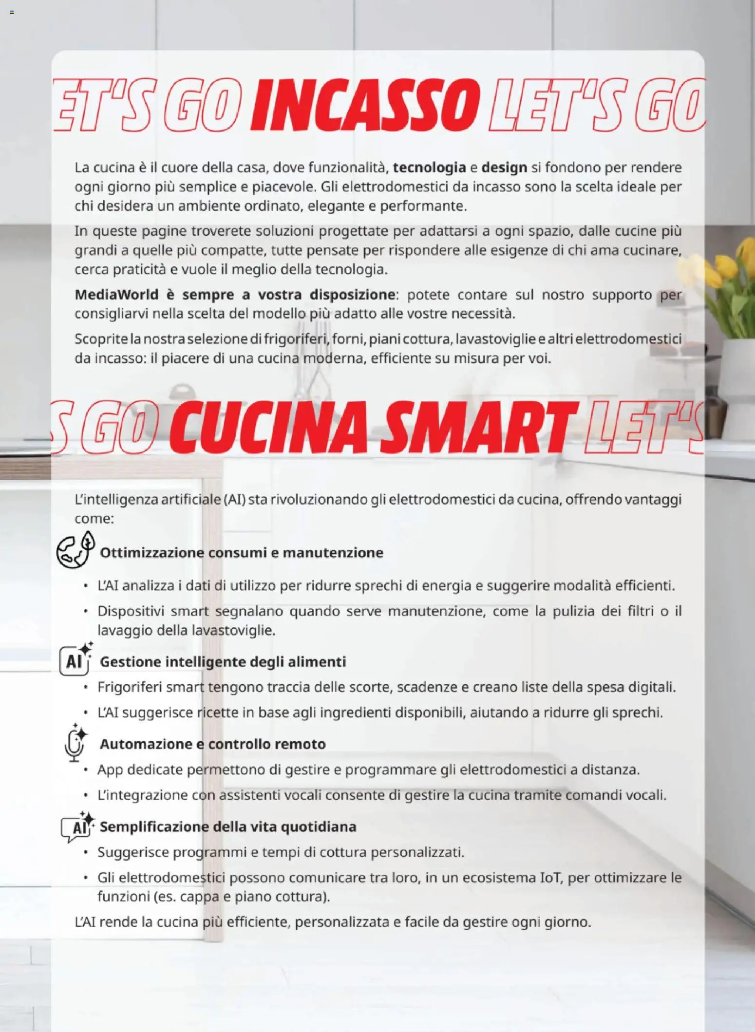 Volantino Media World del 25.11.2025 | Pagina: 3 | Prodotti: Cucine, Lavastoviglie
