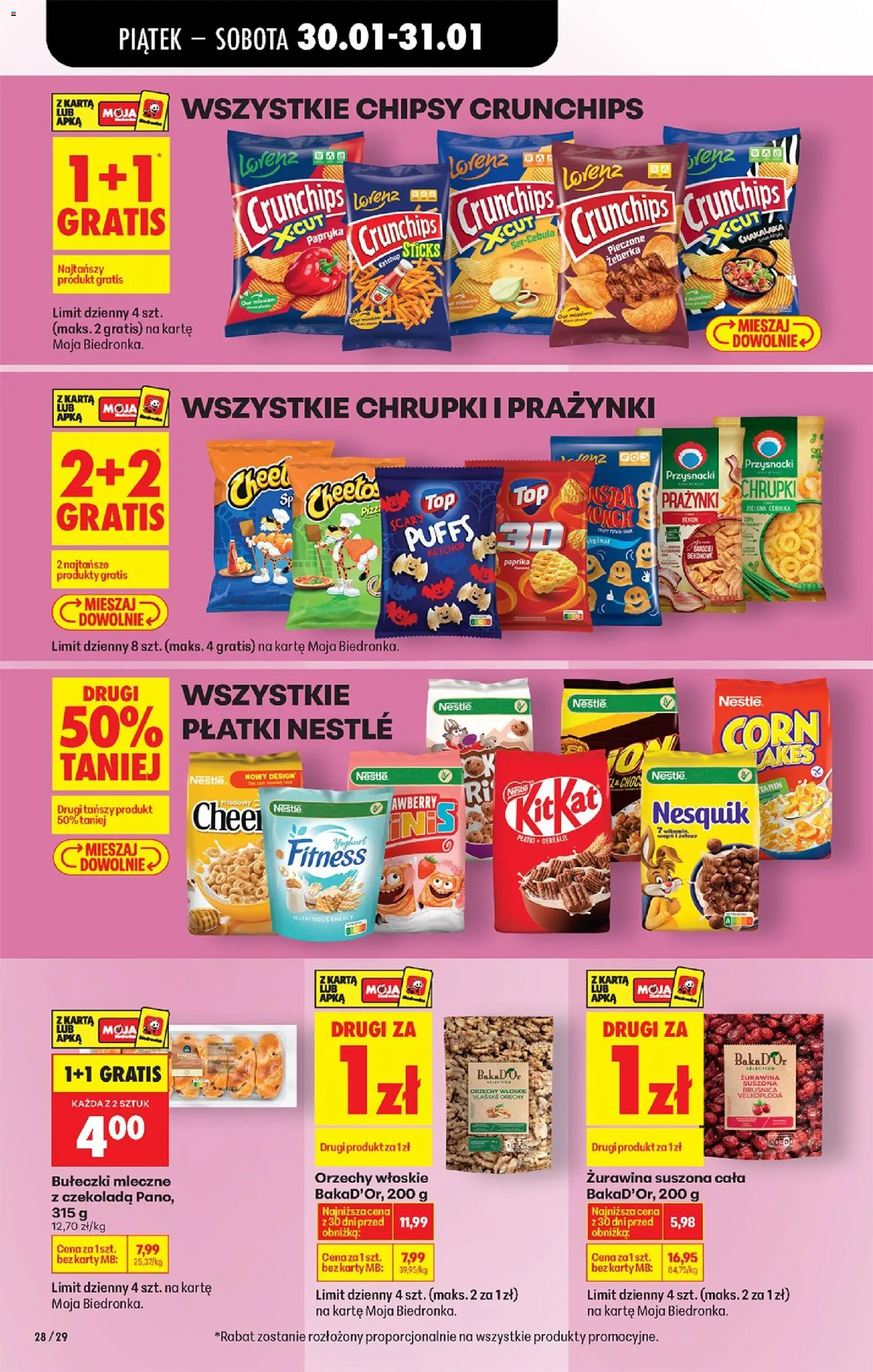Biedronka gazetka - Od piątku od 30.01.2026 | Strona: 32 | Produkty: Chrupki, Papryka, Chrupki zielona cebulka, Corn Flakes