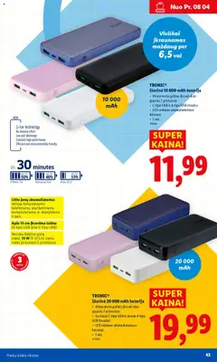 LIDL - Mokyklinių prekių katalogas│galioja nuo 21.07.2025 | Puslapis: 43