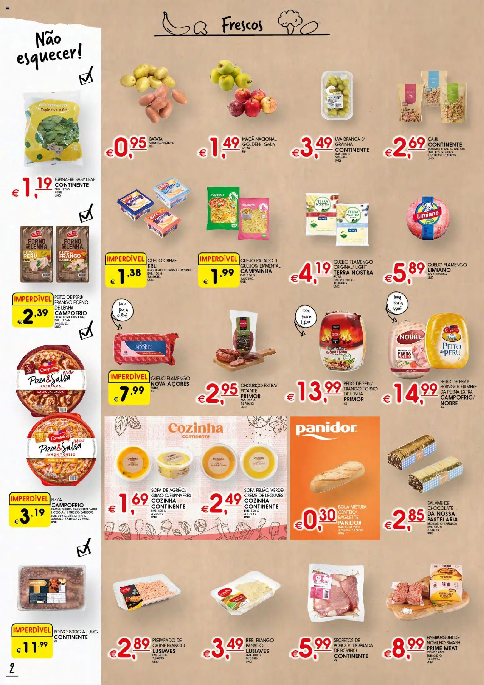 Meu Super folheto │ válido de 22.01.2026 | Página: 2 | Produtos: Queijo creme, Campainha, Sal, Cebola
