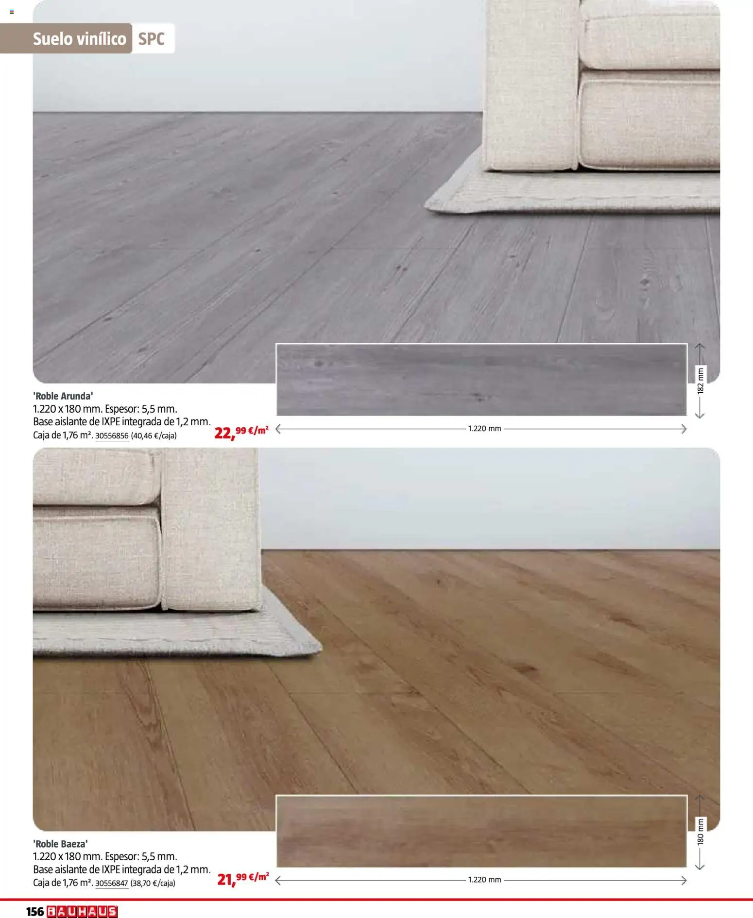 Bauhaus - Suelos y revestimientos │ válido desde el 24.02.2026 | Página: 156 | Productos: Caja