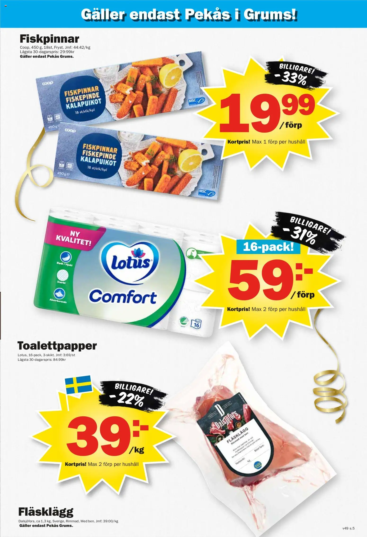 Pekås reklamblad aktuell från 01.12.2025 | Sida: 5