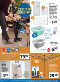 Lidl katalog │ velja od 21.08.2025 | Stran: 34 | Izdelki: Košara, Akumulator, Sesalnik, Vrata