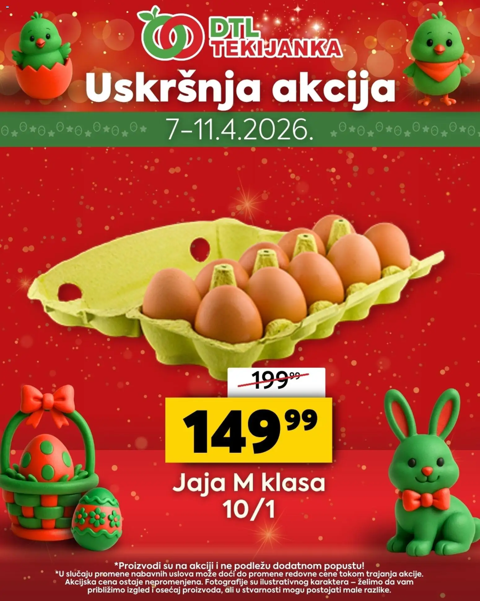 Tekijanka katalog - važi od 07.04.2026 | Strana: 5 | Proizvode: Jaja