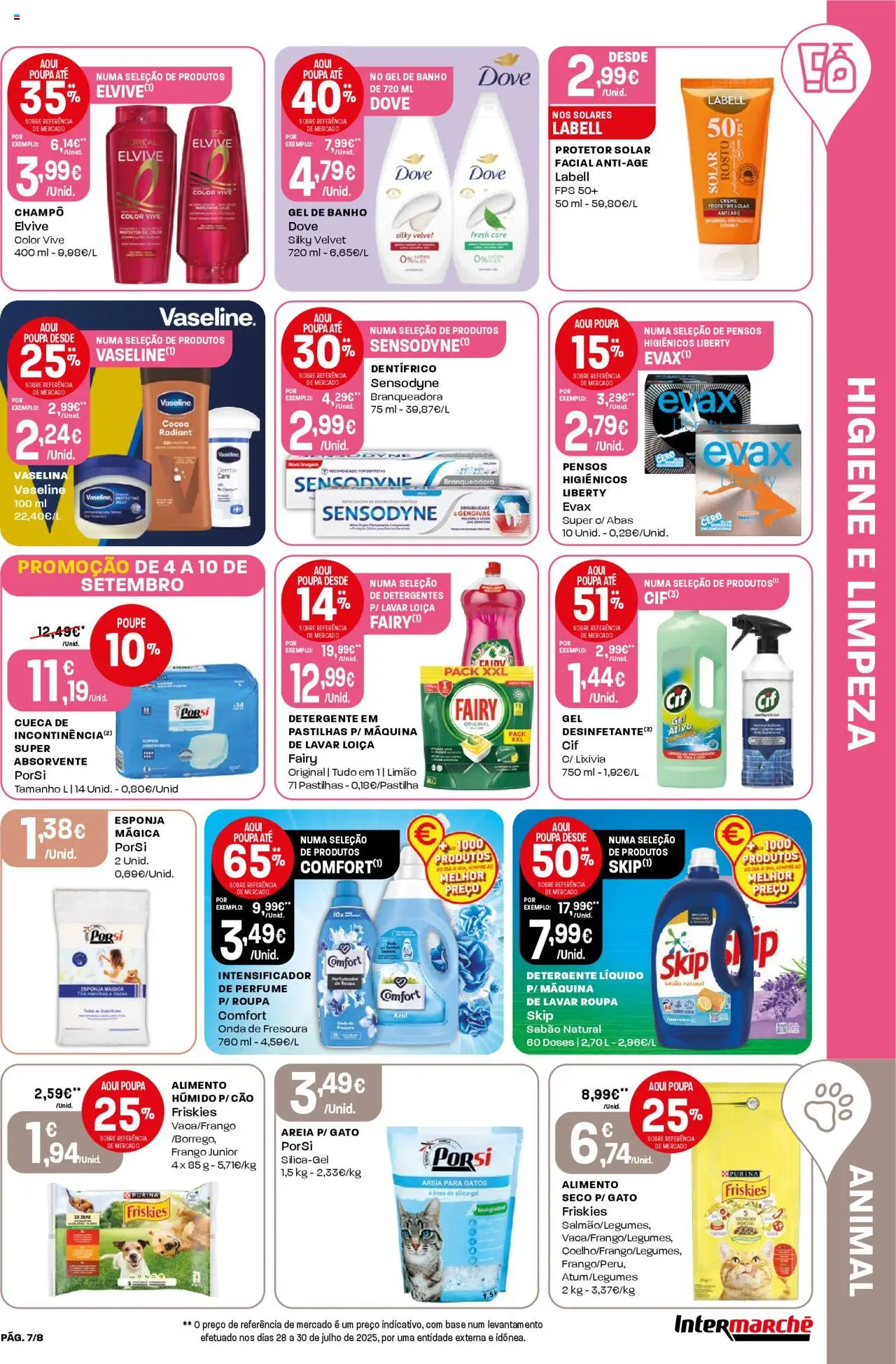 Intermarché Folheto Mini │ válido de 04.09.2025 | Página: 7 | Produtos: Perfume, Esponja, Sabão, Gel de banho