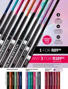 Avon specials catalogue – valid from 01.10.2025 | Page: 49 | Products: Lip liner, Basket, Rum, Eyeliner