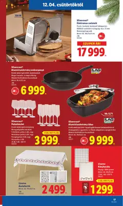 Silvercrest® Pohárkészlet, Kiváló minőségű kristályüveg. Mosogatógépben mosható. Fehérboros pohár, 6 db, vagy Vörösboros pohár, 6 db, vagy Pezsgőspohár, 6 db, vagy Vizespohár, 6 db - amely érvényes a következő dátumtól: 04.12.2025 | Oldal: 17