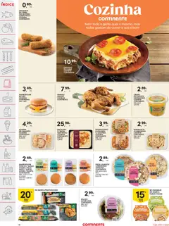Pré-visualização HAMBÚRGUER PORCO C/ QUEIJO GOUDA/ VACA/ AVES C/ QUEIJO GOUDA/ FALAFEL CONTINENTE, Hambúrguer porco c/ queijo gouda/ vaca/ aves c/ queijo gouda/ falafel Continente EMB.: 2 X 125 G/ 2 X 110 G/ 2 X 130 G válido de 28.04.2026 | Página: 18