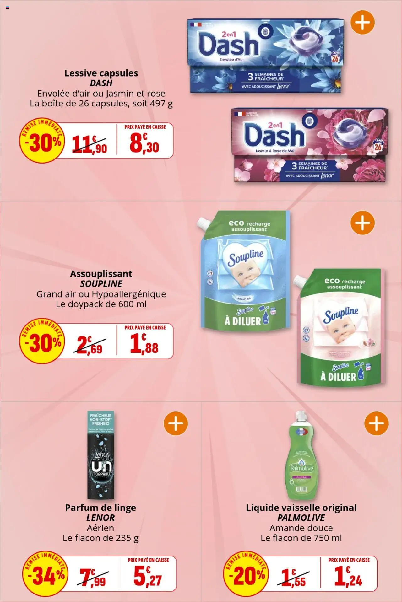 {H1} | Page: 37 | Produits: Parfum, Liquide vaisselle, Soupline, Adoucissant