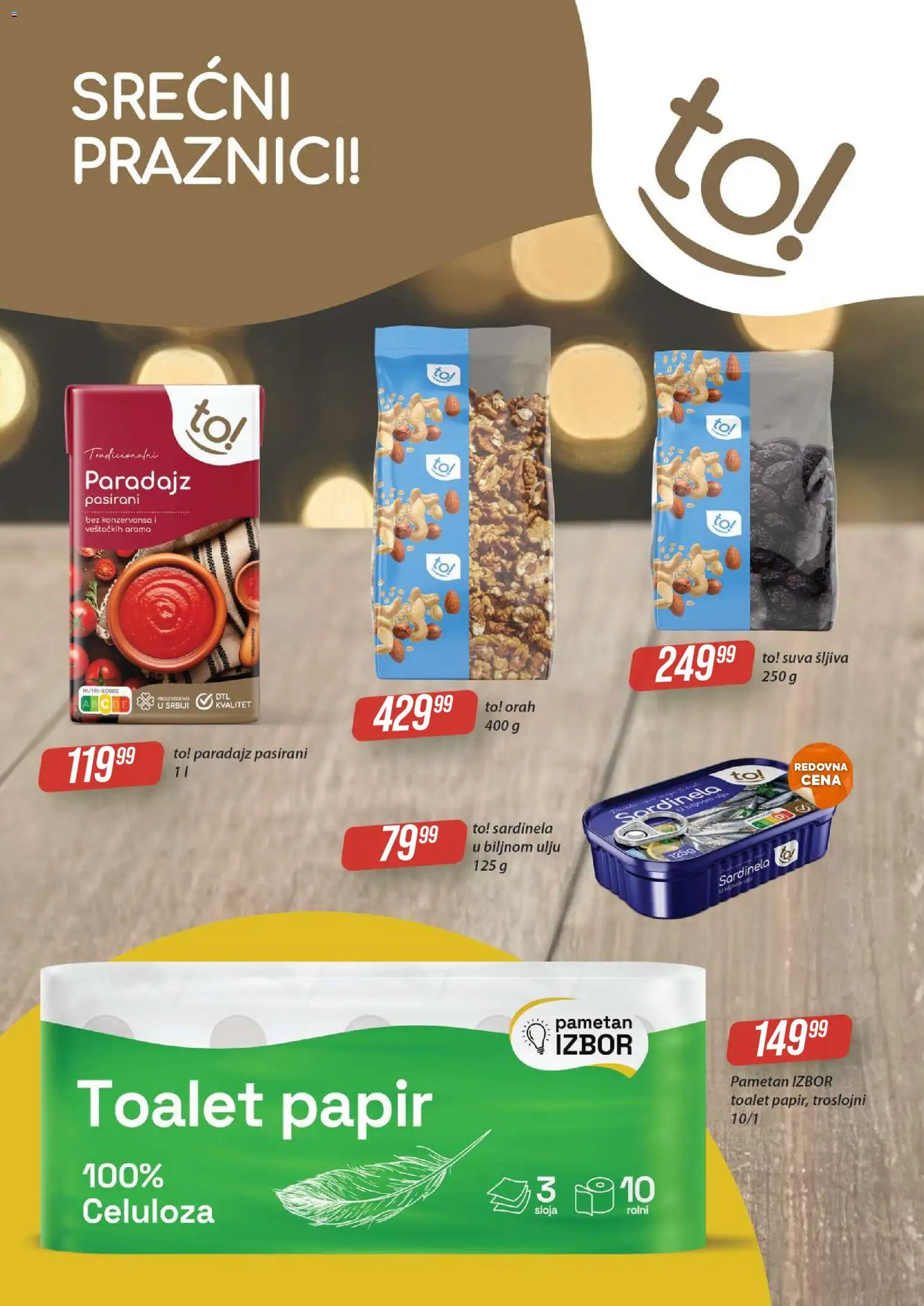 Tekijanka katalog - važi od 02.01.2026 | Strana: 2 | Proizvode: Toalet papir, Orah, Šljiva, Paradajz