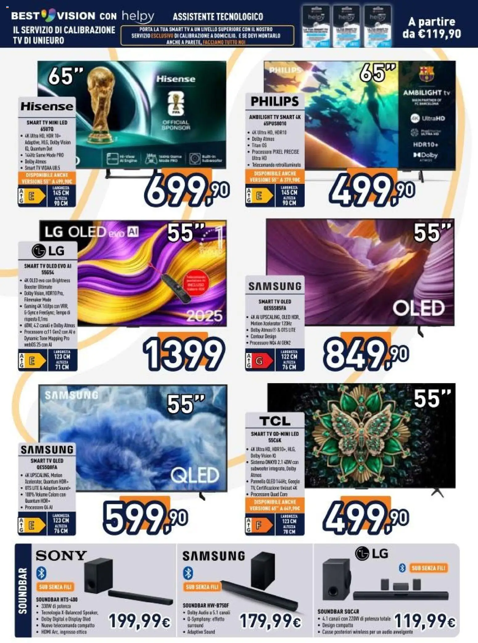 Volantino Unieuro del 20.03.2026 | Pagina: 22 | Prodotti: Telecomando, smart TV, Soundbar, Samsung